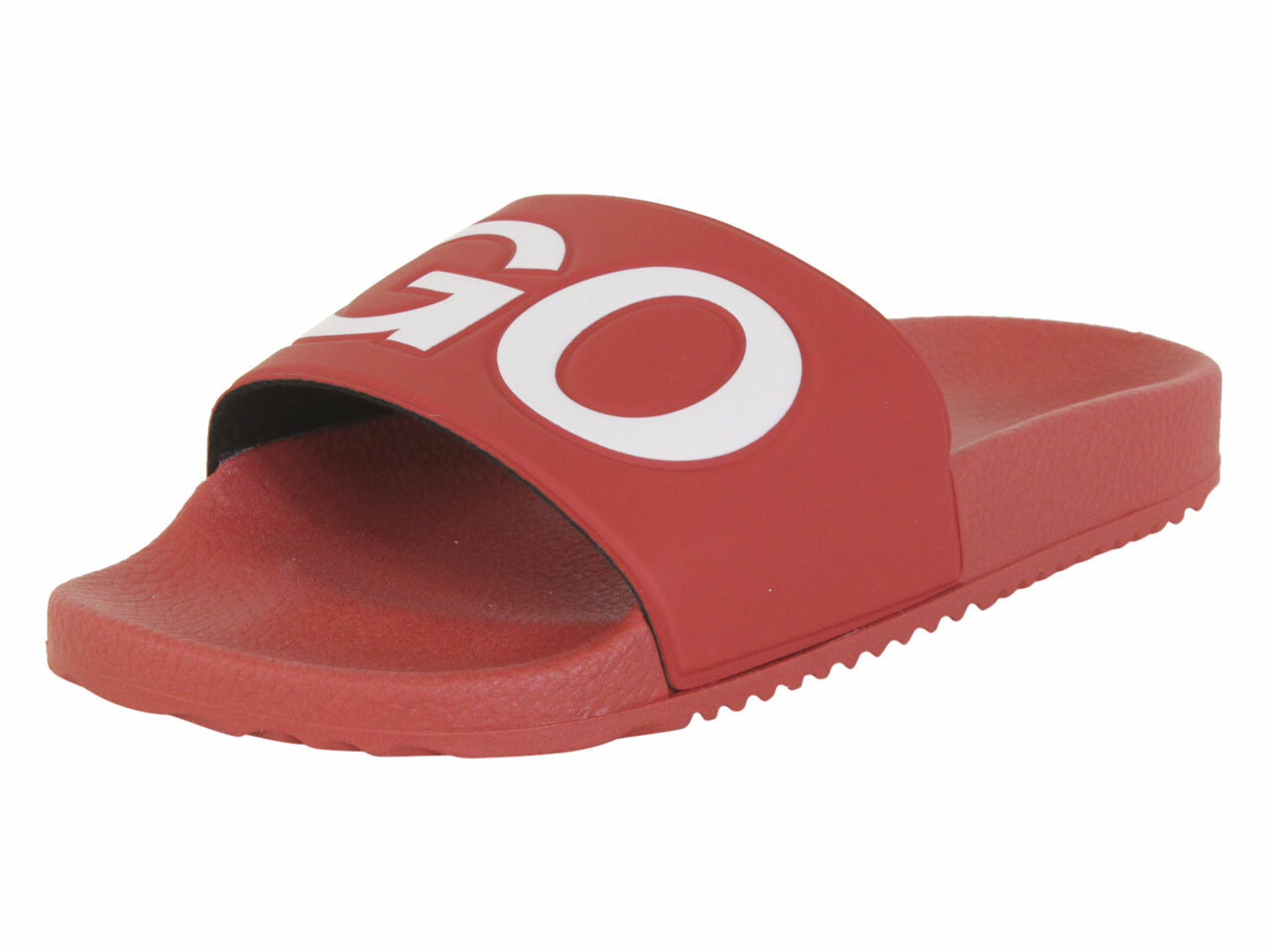Hugo Boss Men's Timeout Dark Red Logo Slides Sandals Shoes | eBay