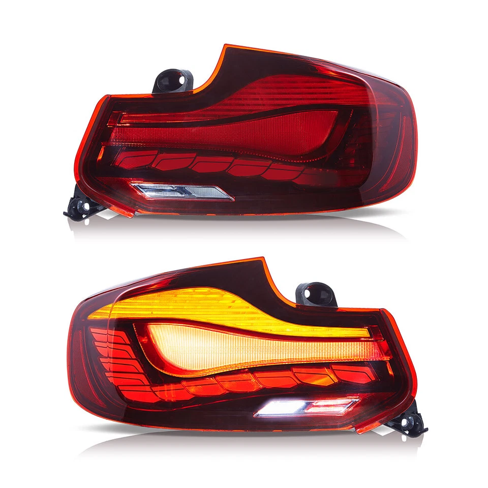 Luz trasera VLAND GTS F87 M2 F22 BMW SERIE 2 secuencial OLED roja 14-21 Foto 4 de 4
