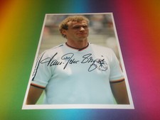 Hans-Peter Briegel 1.FC Kaiserslautern DFB signed autograph 20x28 photo