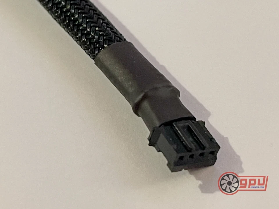 GPU Fan Splitter - mini 4-Pin to 2x PWM Adapter Cable GPU - Braided Black PH2.0 - Image 4 of 4