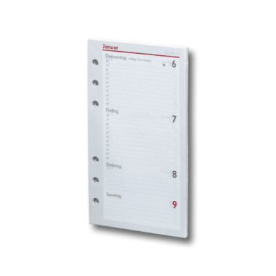 bsb Kalendarium 2026 1 Woche 2 Seiten Kalender Einlagen A6 Kompakt 02-0058 neu