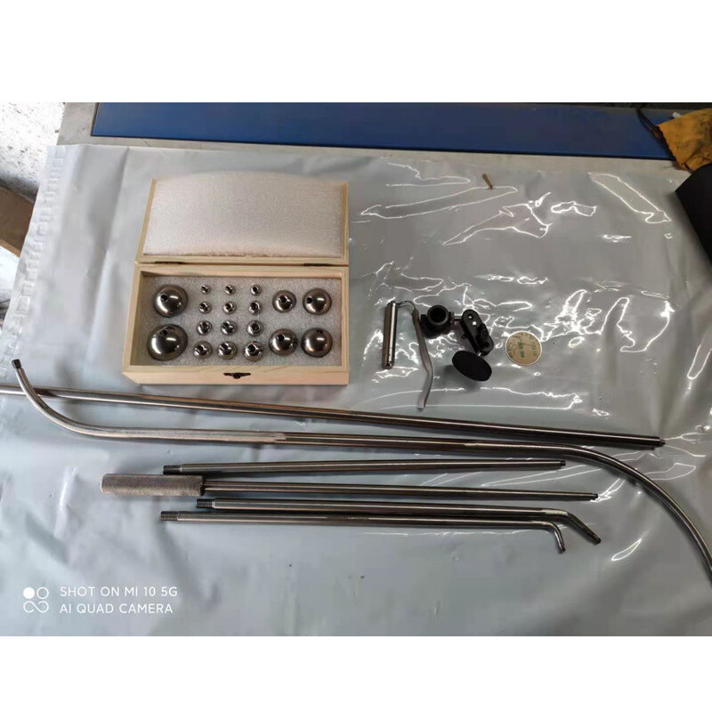 6 dent rod w/18 balls laser point system for all Sax neck/small bore instruments