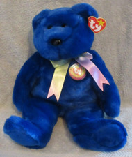 Ty Beanie Buddy Clubby the Bear 14" Tall Very Soft MWMT Free Shipping