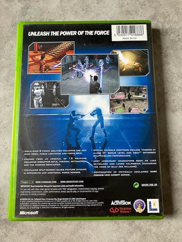 Star Wars Jedi Outcast Jedi Knight 2 Original Xbox PAL - Picture 2 of 4