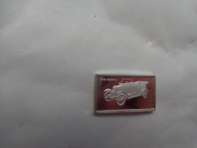 JOHN PINCHES - 1916 MORRIS COWLEY STERLING 925 SILBER EMBLEM AUTO PLAKETTE ABZEICHEN
