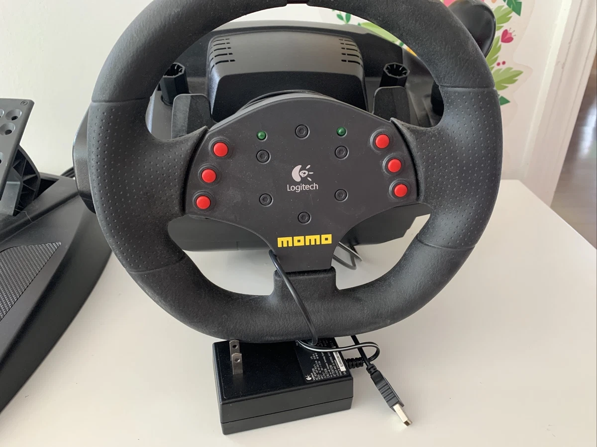 Logitech MOMO Racing Force Feedback Wheel +Extreme 3D Pro Joystick