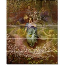 William Savage Cooper Mythology Tile Mural PT22258. 32 x 40 (20) 8x8 tiles