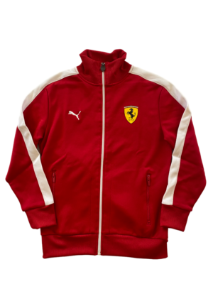 Kid's Ferrari Track Jacket: Red Puma Ferrari SF Track Jacket Sized