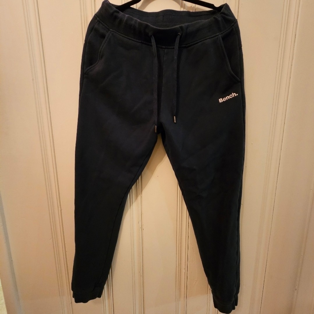 Men's Used Navy Blue Medium Bench Sweatpants