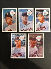 1970-1983 Kellogg's 3-D Minnesota Twins Team Sets 35 Cards Every Year NM+