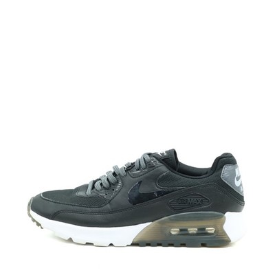 Nike Damen Air Max 90 Schuhe Schwarz Grau Leder Mesh Low-Top Sneaker EU 37.5