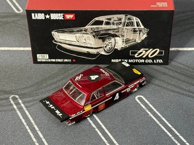 Kaido House 1 64 Red Datsun 510 Pro Street JPN V1 KHMG087 #087