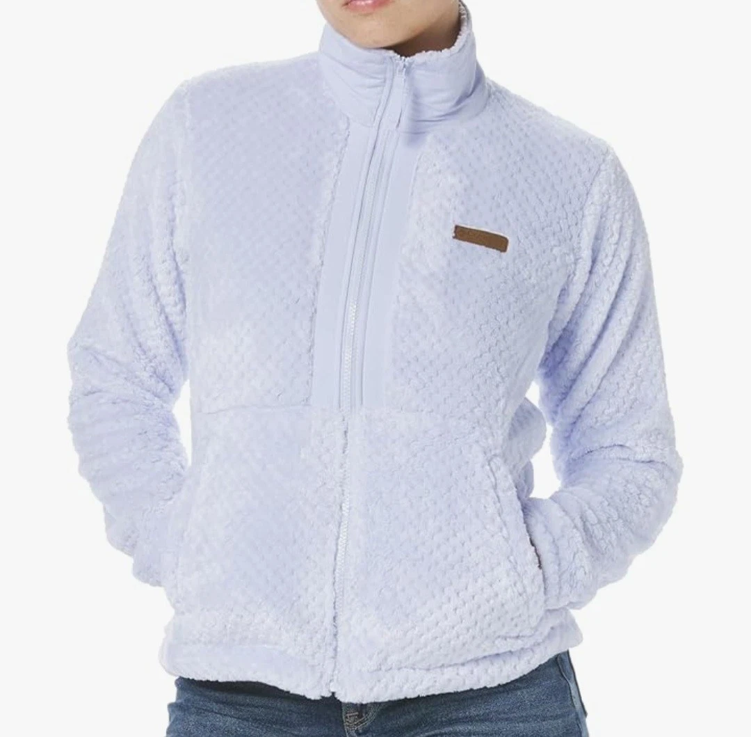Columbia Women's Fire Side Full Zip III Snow Drift Size Large