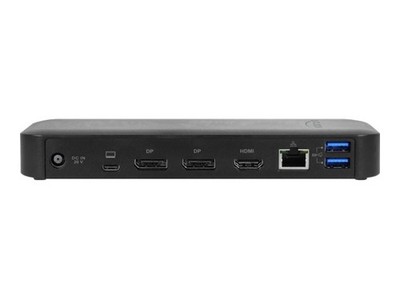 Delock 87746 Wired 85W 3.5mm 10,100,1000Mbps Black Kensington USB Type-C