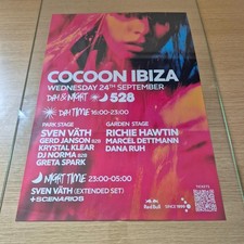 COCOON SVEN VATH 24/09/25 @ 528 IBIZA 2025 - IBIZA CLUB POSTERS - DJ HOUSE MUSIC