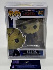 Funko POP! Captain Marvel TALOS #431 in protective case new