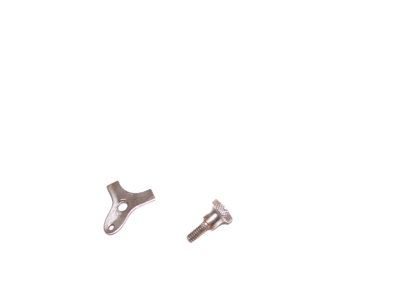 VICTOR DISC PHONOGRAPH BACK BRACKET CLIP AND SCREW