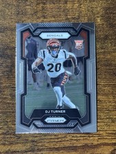 2023 Cincinnati Bengals ROOKIE DJ Turner Panini Prizm ROOKIE CARD #319 RC