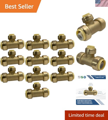 #ad #ad Durable 10pcs Push Fit Reducing Tee Set Lead Free Brass amp; High Pressure Safe $106.35
