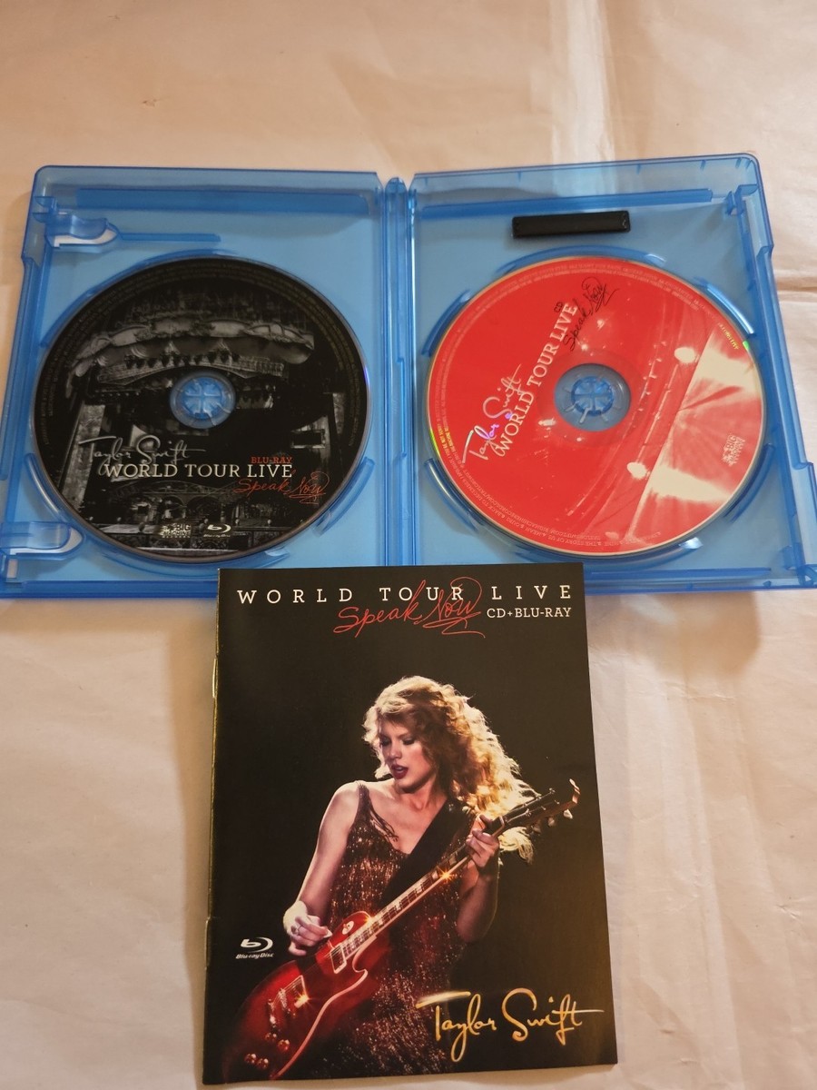 Taylor Swift Speak Now World Tour Live CD + Blu-ray Set w/ Booklet