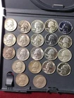 Lot of 21 Washington 90% Silver Quarters  Mixed Dates (3.8) Troy Ounces