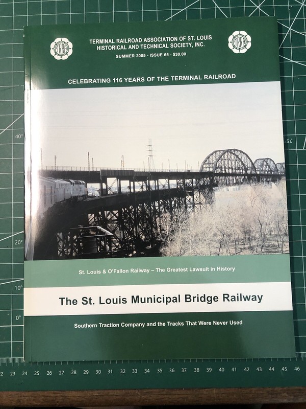 TRRA ISSUE #65 ST LOUIS MUNI BRIDGE RWY EXCELLENT COPY