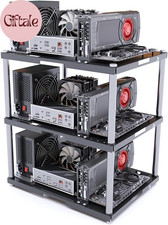 Stackable Open Air Computer Case Rack   Modular PC Frame Chassis for ATX/MATX/IT