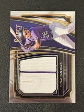 Yonathan Daza 2020 Panini Select Jumbo Jersey Rookie Rockies