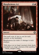 1x Near Mint, English Blasphemous Act - Commander: The Lost Caverns of Ixalan