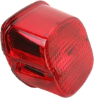 Drag Specialties Laydown Taillight Lens with Bottom Tag Window 2010-0783