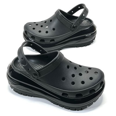 Crocs Mega Crush Clog Black 2024 Iconic Croc Men Size 8 Women Size 10 NEW !