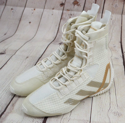 ADIDAS Men's Speedex 23 'Off White' High Top Lace Up Boxing Shoes SIZE 6 NWOB