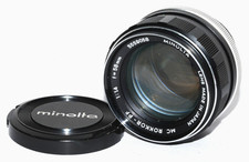Minolta MC Rokkor-PF 58mm f/1.4 Standard MF Lens for MC Mount - CLEAN & CLEAR
