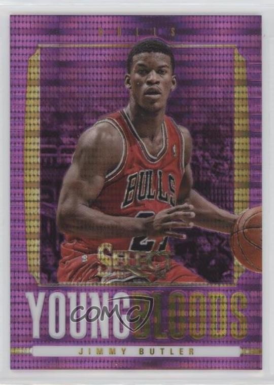 2013-14 Panini Select Young Bloods Purple Prizm 59/99 Jimmy Butler #9 11p9