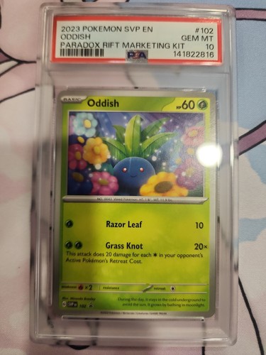Oddish graded PSA 10 for sale on eBay