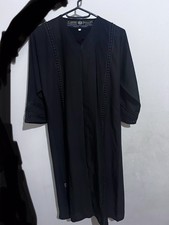 Girls Childrens Kids Regular Saudi Abaya, Jilbab, Maxi, Kaftan,Black Size 40