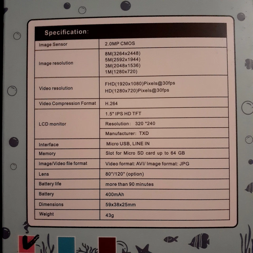 ¡¡NUEVO!! Cámara Luoba Niños Impermeable - Cámara Digital con Tarjeta SD - ¡8 Megapíxeles!! Foto 4 de 4