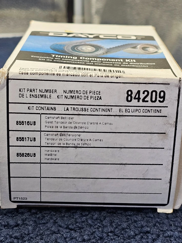 Комплект компонентов ремня ГРМ двигателя Dayco 84209 подходит для Honda Odyssey 2005-2007 годов выпуска - Изображение 3 из 4