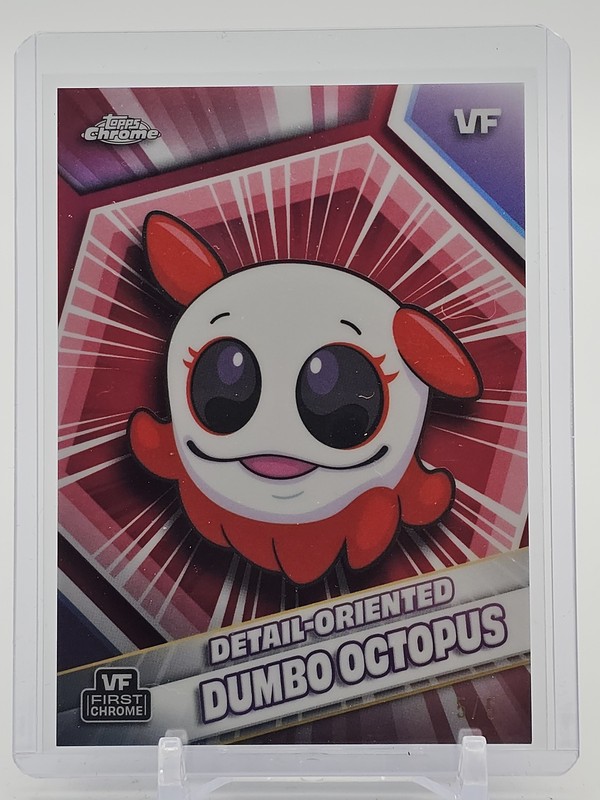 DETAIL-ORIENTED DUMBO OCTOPUS 2026 TOPPS CHROME VEEFRIENDS 1ST RED 5/5 #64 Q6608
