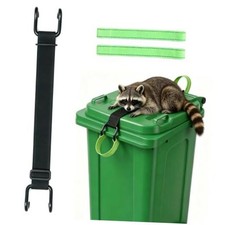 Bear Proof Trash Can Lock Strap for Raccoons & Animals - Heavy-Duty Garbage