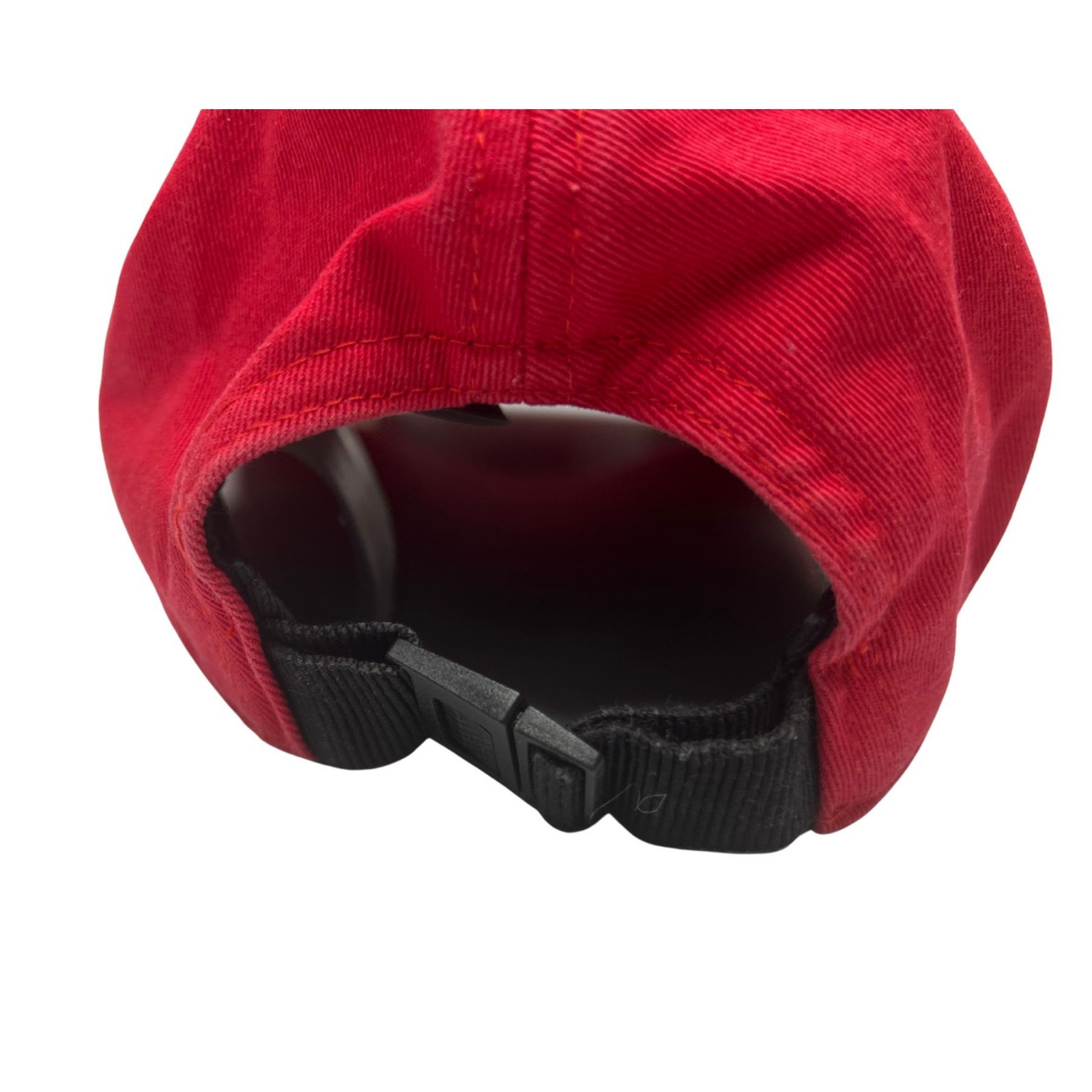 Authentic MONCLER Logo Patch Baseball Cap Hat Red… - image 4