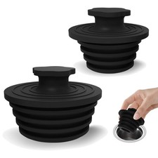 Badewanne Abflussstopfen Silikon 2 St&uuml;ck universal Dusche Badewanne