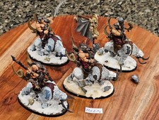 Warhammer Fantasy AOS Ogor Mawtribes Mournfang Pack Very Well Painted x4 MX276