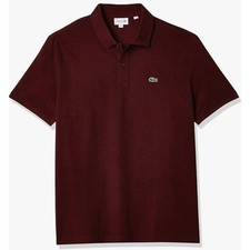 Lacoste Men's Short Sleeve Classic Pique Polo Shirt Vine Chine S