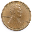 1909 VDB Lincoln Cent Extremely Fine (XF)