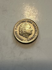 1951 Netherlands 10 Cents Dutch Coin KM# 182 Juliana Nederlanden