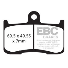 EBC Sintered FRONT Disc Brake Pads (2 Sets) Fits KAWASAKI Z1000 (2003