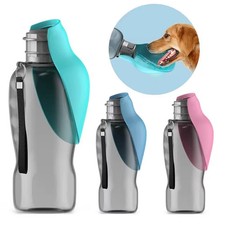 800ml Dog Water Bottle Portable for Small Medium Large Dogs Travel Feeder Pet Bo