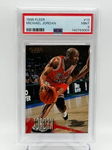 1996 Michael Jordan Fleer #13 PSA 9