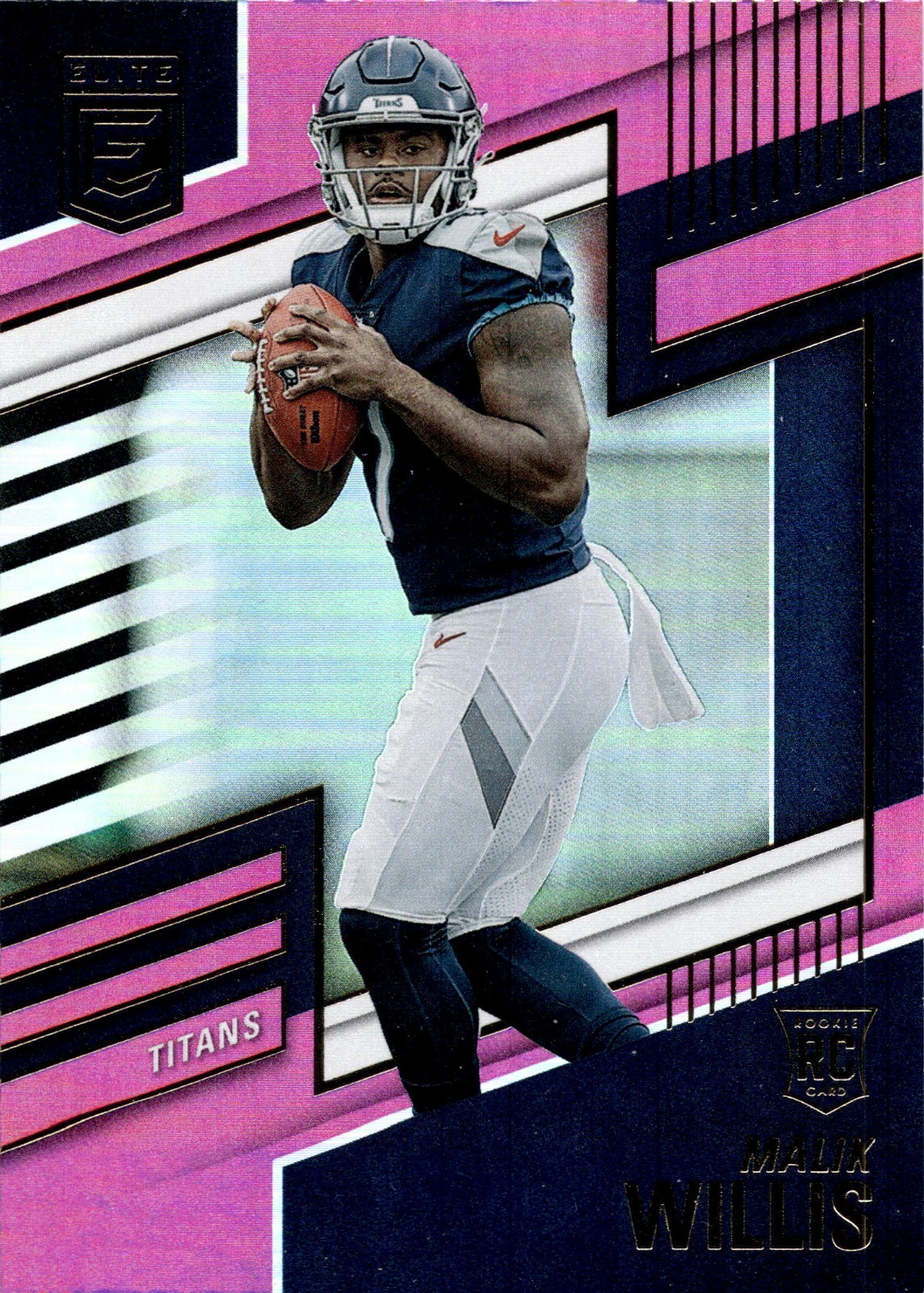 2022 Donruss Elite - Pink Malik Willis #102 (RC) Titans